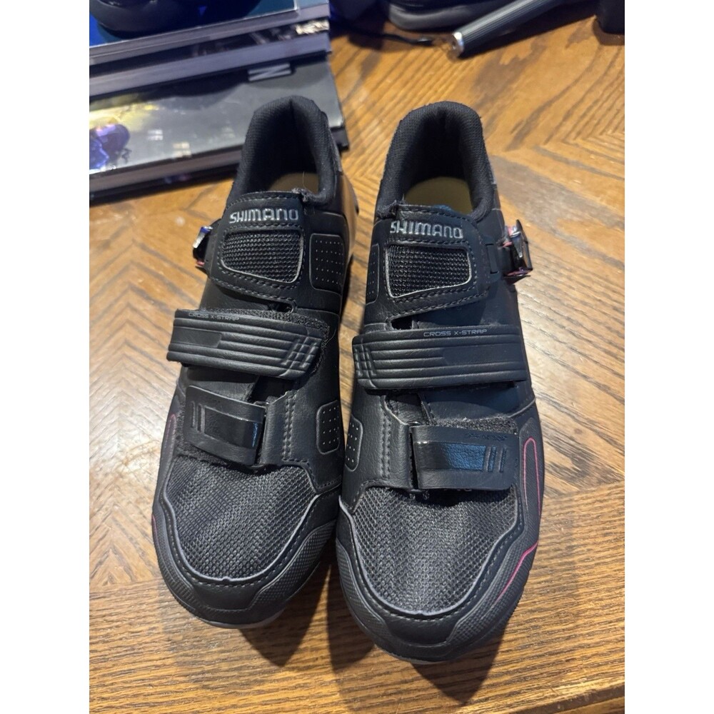 Shimano SH-WM83L Womens Mountain Bike Shoes Black Pink SPD Cycling EU 41 US 8.5